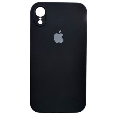 Чехол-силикон оригинал Square Cover Soft Matte Full Camera iPhone XR Black (Класс B)