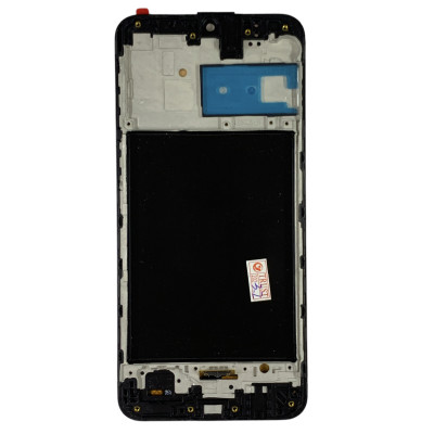 Дисплей з сенсорним екраном (модуль) Samsung M305 Galaxy M30, чорний, з рамкою OLED