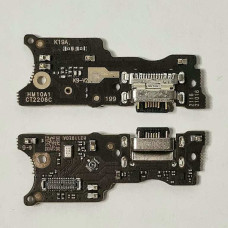 Шлейф для Xiaomi Redmi 10, коннектора зарядки, с микрофоном, High Copy (Класс C)