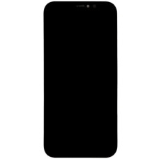 Дисплей з сенсорним екраном (модуль) iPhone 12, iPhone 12 Pro, чорний, переклеювання
