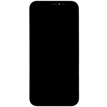 Дисплей с сенсорным экраном (модуль) iPhone 12, iPhone 12 Pro, черный, переклейка (Класс А)