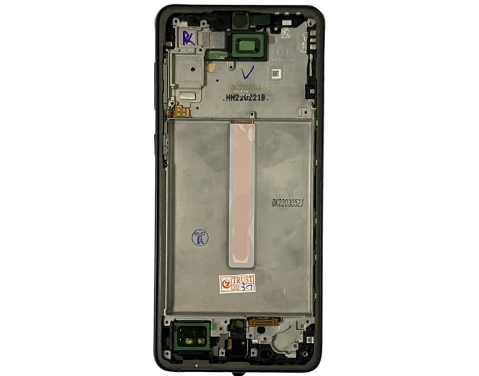 Дисплей з сенсорним екраном (модуль) Samsung A336 A33 5G, чорний з рамкою, OLED