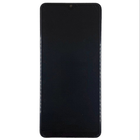Дисплей с сенсорным экраном (модуль) Samsung M325 Galaxy M32, черный, с рамкой, OLED, (Класс А)