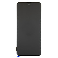 Дисплей с сенсорным экраном (модуль) Samsung A515 A51 2019, M317 M31s, черный с рамкой, с широким ободком, OLED