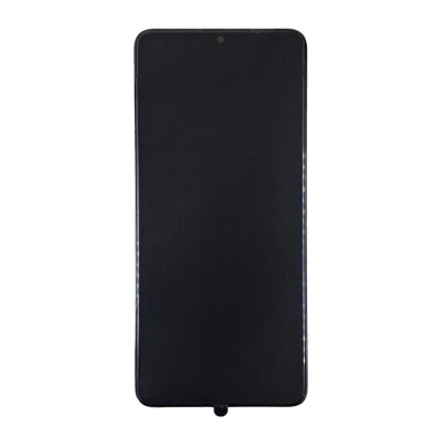 Дисплей з сенсорним екраном (модуль) Samsung M225F Galaxy M22, чорний з рамкою, OLED