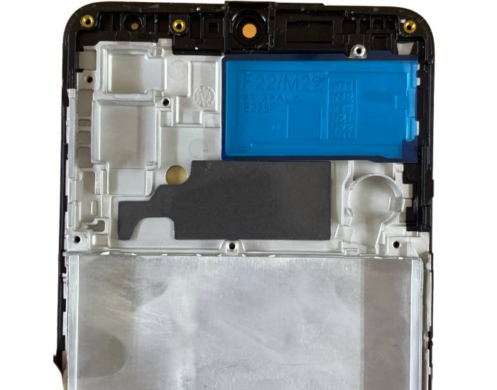 Дисплей з сенсорним екраном (модуль) Samsung M225F Galaxy M22, чорний з рамкою, OLED