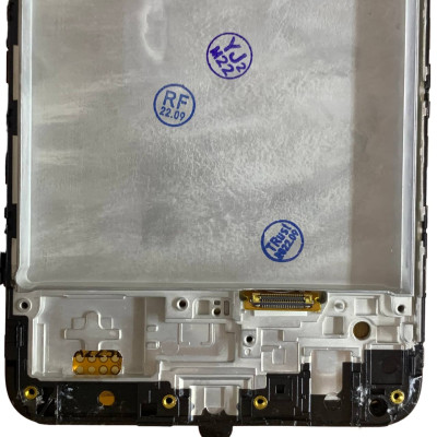 Дисплей з сенсорним екраном (модуль) Samsung M225F Galaxy M22, чорний з рамкою, OLED