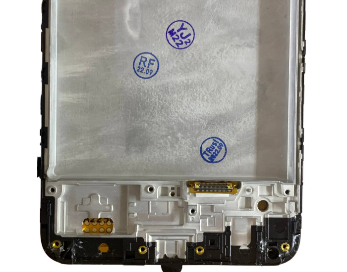Дисплей з сенсорним екраном (модуль) Samsung M225F Galaxy M22, чорний з рамкою, OLED