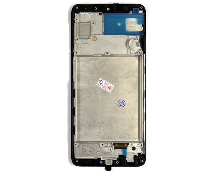 Дисплей с сенсорным экраном (модуль) Samsung A225 A22 4G, черный с рамкой, с узким ободком, OLED