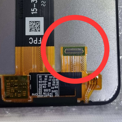 Дисплей з сенсорним екраном (модуль) Samsung A14 5G / A146p / A146U (small роз'єм на нижню плату) чорний