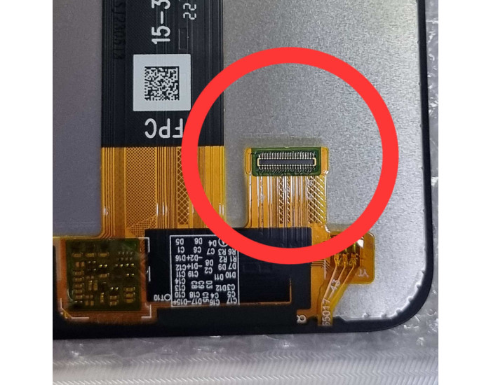 Дисплей с сенсорным экраном (модуль) Samsung A14 5G A146 P, A146 U, (small разъем на нижнюю плату) черный