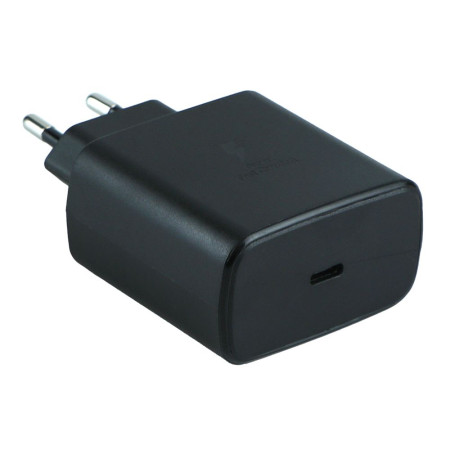 Сетевое зарядное устройство Samsung (EP-TA845XBEGCN) 45W с кабелем Type-C to Type-C Черный (Класс B)