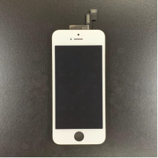 Дисплей с сенсорным экраном (модуль) iPhone 5S iPhone SE, белый (Класс B)