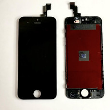 Дисплей с сенсорным экраном (модуль) iPhone 5S iPhone SE, черный (Класс C)