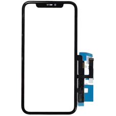 Сенсор Apple iPhone 11, с OCA, без микросхемы, с рамкой, черный, оригинал (Класс А)