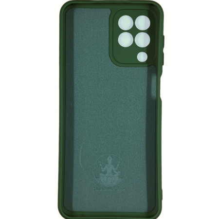 Чехол-силикон Lakshmi Full Camera Samsung M33 5G. (Зеленый / Dark green)