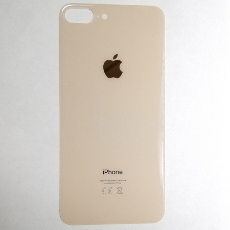 Задняя панель корпуса для iPhone 8 Plus, золото (Big Hole) (Класс А)