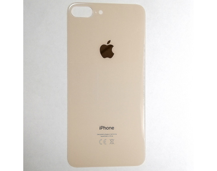 Задняя панель корпуса для iPhone 8 Plus, золото (Big Hole)