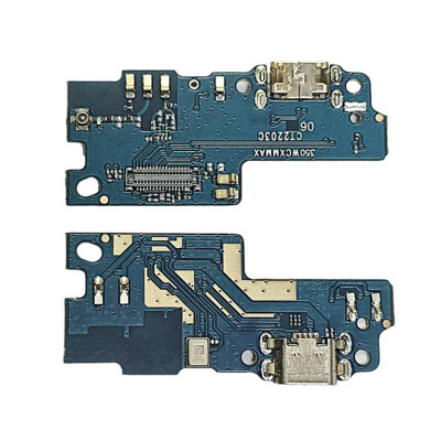 Шлейф для Xiaomi Mi Max, конектора зарядки, мікрофона, з компонентами, High Copy