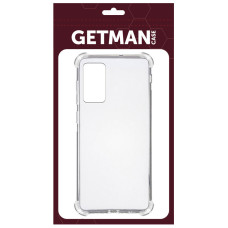 Чехол-силикон Getman Ease logo усиленные углы Samsung Galaxy S20 FE, Прозрачный