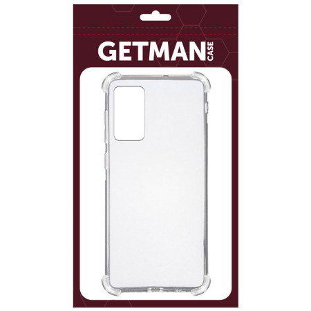 Чехол-силикон Getman Ease logo усиленные углы Samsung Galaxy S20 FE, Прозрачный (Класс B)
