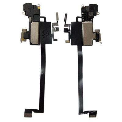 Шлейф для iPhone XS Max, з датчиком наближення, з верхнім динаміком и мікрофоном