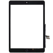 Сенсор iPad 10.2 2021 (A2602/A2603/A2604/A2605), черный, полный комплек, High Copy (Класс А)