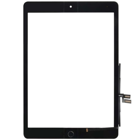 Сенсор iPad 10.2 2021 (A2602/A2603/A2604/A2605), черный, полный комплек, High Copy (Класс B)
