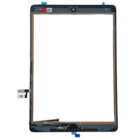 Сенсор iPad 10.2 2021 (A2602/A2603/A2604/A2605), черный, полный комплек, High Copy (Класс B)