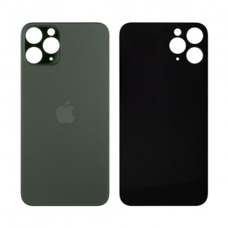 Задняя панель корпуса для iPhone 11 Pro,  Midnight Green (Big Hole) оригинал (Класс B)