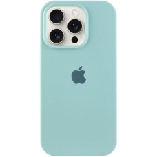 Чехол-силикон оригинал Full Soft Matte iPhone 15 Pro azure (Класс B)