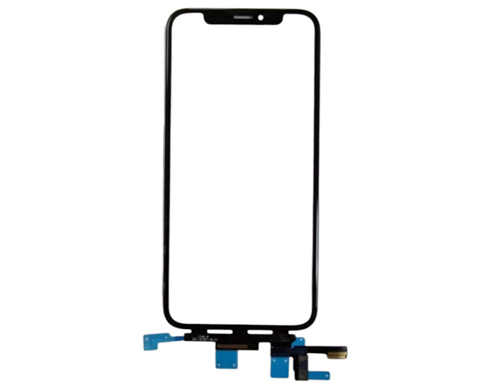 Сенсор Apple iPhone X, з OCA. з коротким шлейфом, чорний, оригінал