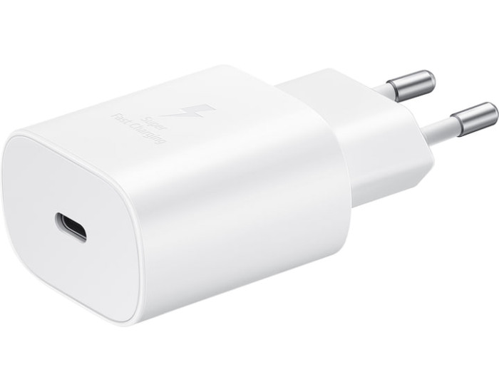 Мережеве зарядний пристрій Samsung 25W Type-C (EP-TA800XBEGCN) Білий
