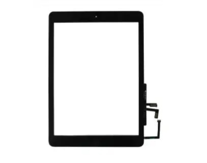 Сенсор iPad 9.7 2017 / iPad 5 Air, A1822 / A1823 / A1474 / A1475 / A1476, черный, полный комплект, High Copy