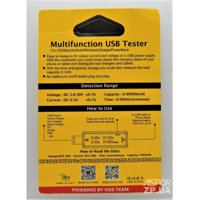 Тестер USB S-102