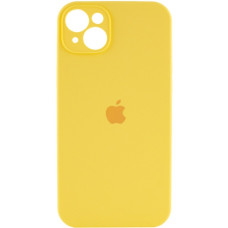 Чехол-силикон оригинал Full Camera Soft Matte iPhone 14 Pro Max Yellow (Класс B)