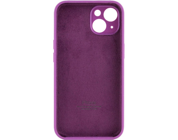 Чехол-силикон оригинал Full Camera Soft Matte iPhone 14 Pro Max, Marsala