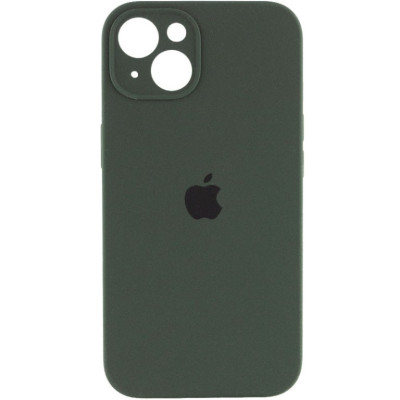 Чехол-силикон оригинал Full Camera Soft Matte iPhone 14 Pro Dark Green