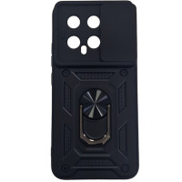 Чехол-Ударопрочный Camshield Serge Ring Xiaomi 14, Черный (Класс А)