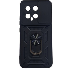 Чехол-Ударопрочный Camshield Serge Ring Xiaomi 14, Черный (Класс B)
