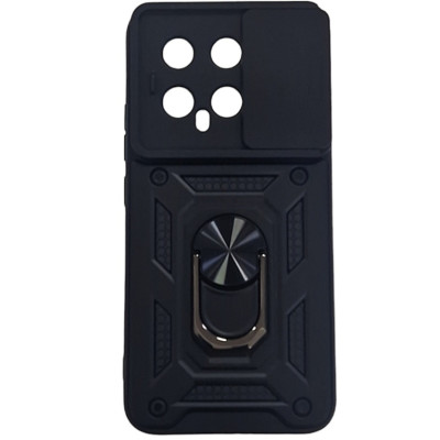 Чехол-Ударопрочный Camshield Serge Ring Xiaomi 14, Черный
