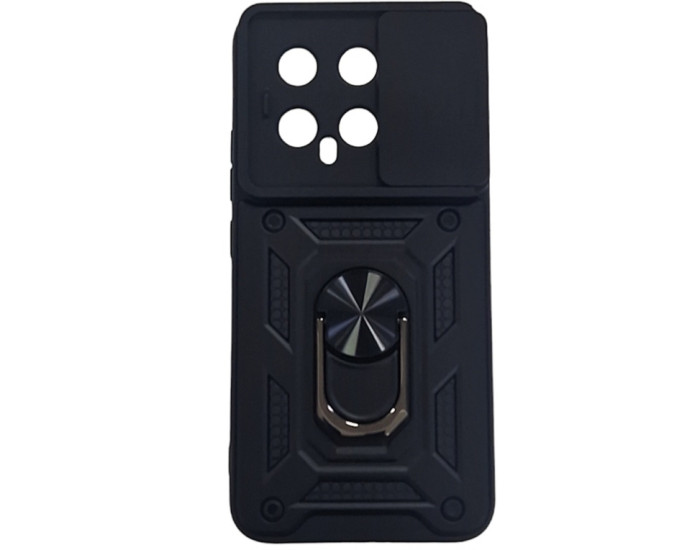 Чохол-Ударостійкий Camshield Serge Ring Xiaomi 14, чорний