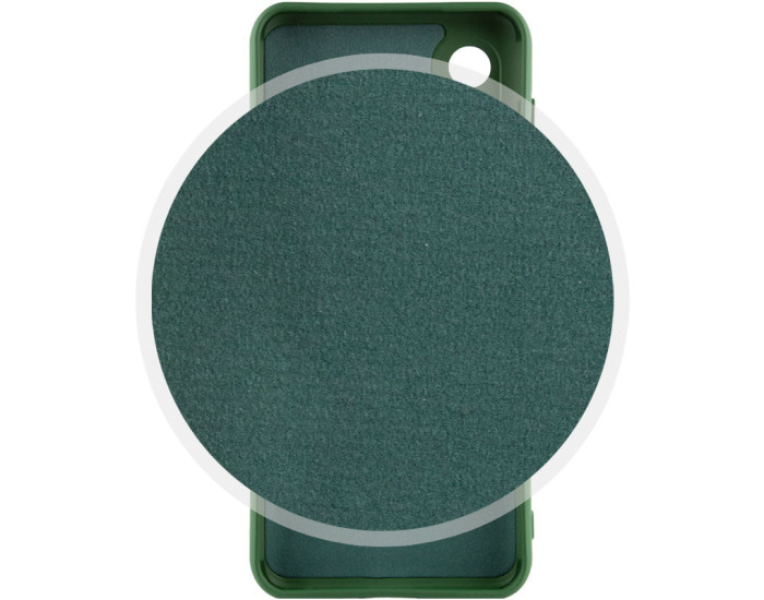 Чохол-силікон Silicone Lakshmi Full Camera Samsung S926B S24 Plus, Dark Green