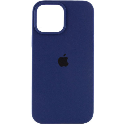 Чехол-силикон оригинал Full Soft Matte iPhone 15 Pro midnight blue