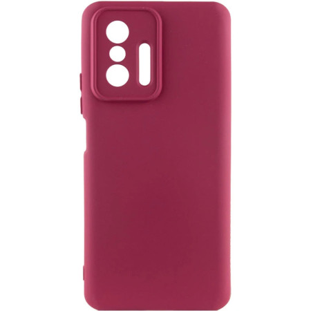 Чехол-силикон Cover Lakshmi Full Camera Xiaomi 11T / 11T Pro (Бордовый / Marsala) (Класс C)