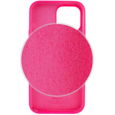 Чехол-силикон оригинал Full Soft Matte iPhone 15 Pro, Hot pink