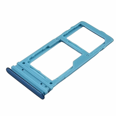 Тримач SIM-карты для Samsung A525 A52, A526 A52 5G, A725 A72, A726 A72 5G, Dual Sim, синій