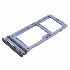 Держатель SIM-карты для Samsung A525 A52, A526 A52 5G, A725 A72, A726 A72 5G, Dual Sim, фиолетовый (Класс B)