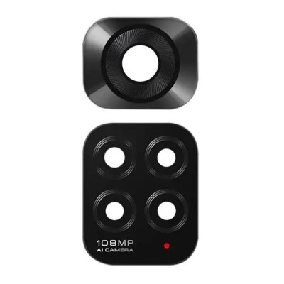 Скло камери для Xiaomi Redmi Note 11S, чорне