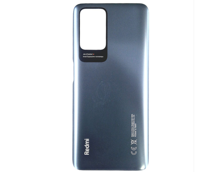 Задняя крышка для Xiaomi Redmi 10 /Redmi 10 2022 /Redmi 10 Prime /Redmi 10 Prime 2022, (Серый / Carbon Gray)